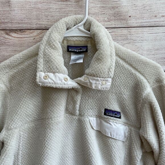 PATAGONIA RE-TOOL SNAP T PULLOVER IN CREAM - Picture 2 of 6